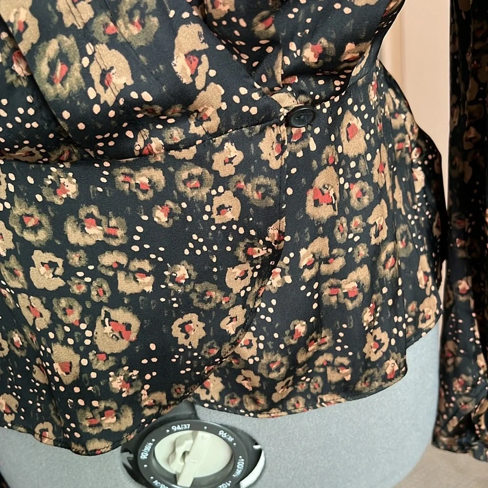 Free People Floral Blouse
